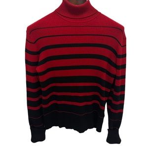Nine & Co. Stripe Turtleneck L